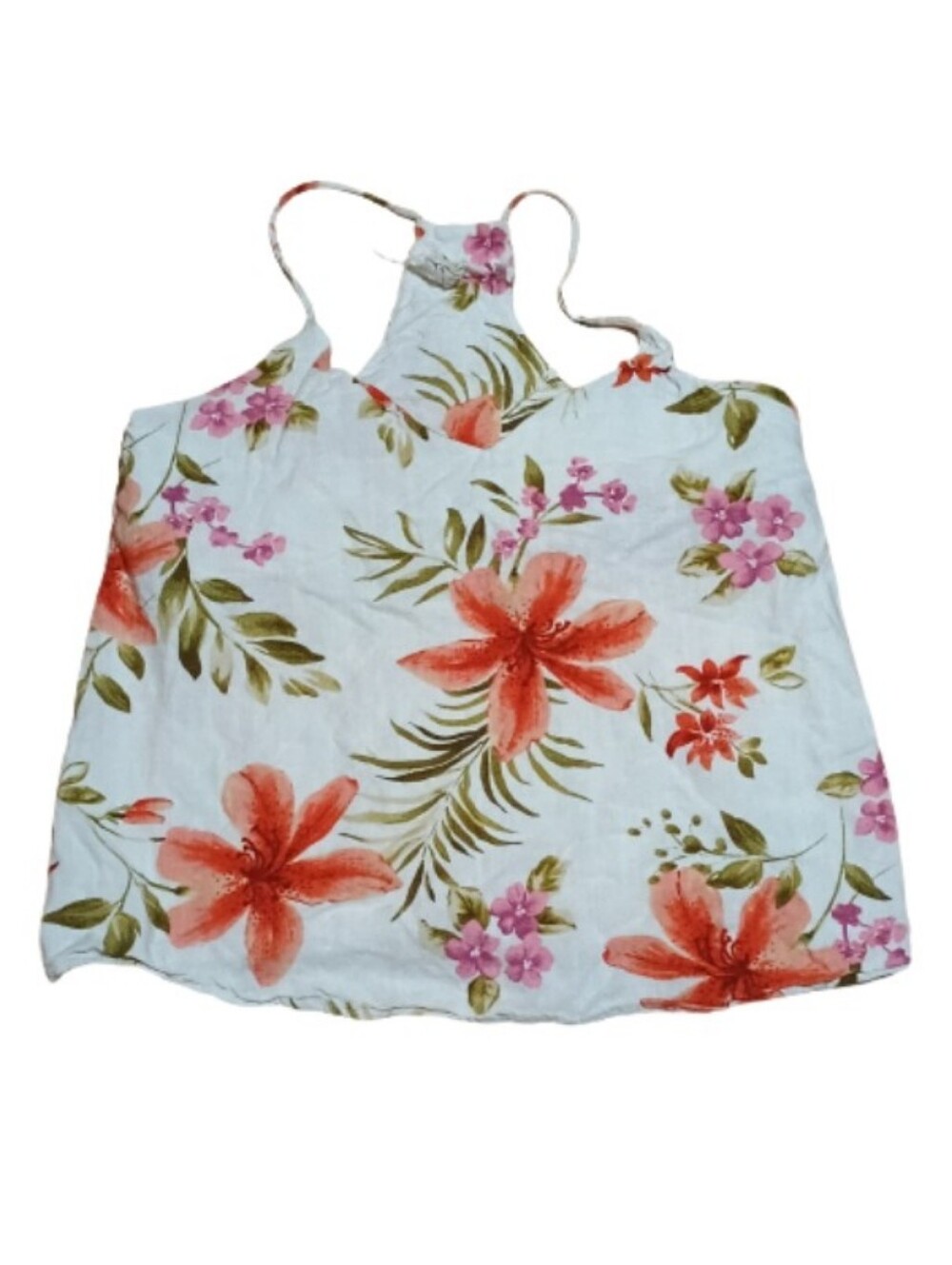 Style Rack White Top with Black Print